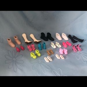 Barbie Accessory Shoe Lot Heels, Flats, Boots for Barbie and Ken